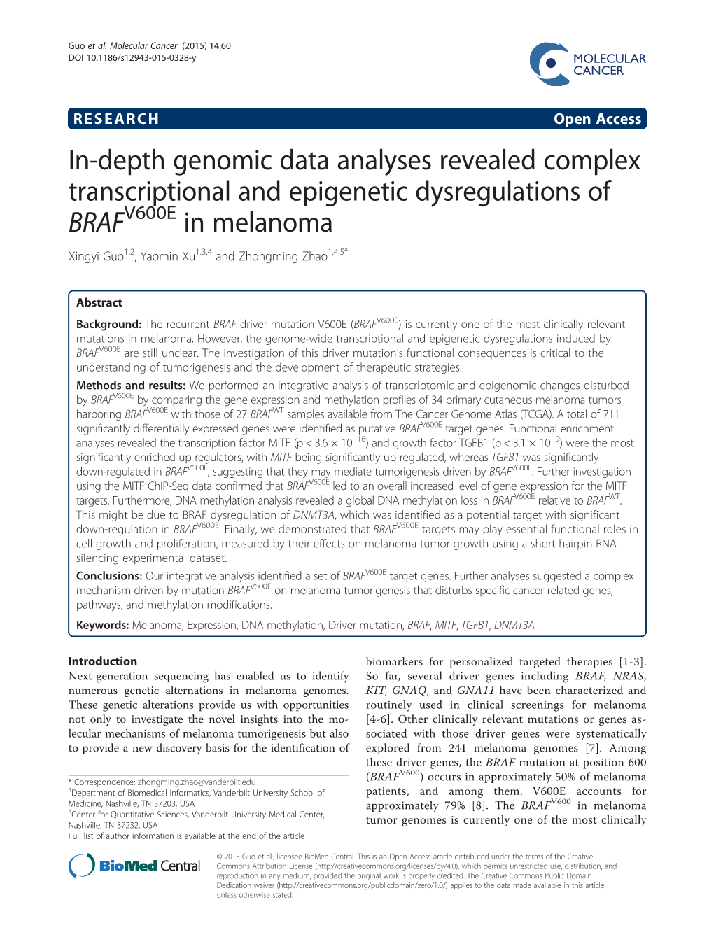 In-Depth Genomic Data Analyses Revealed Complex Transcriptional