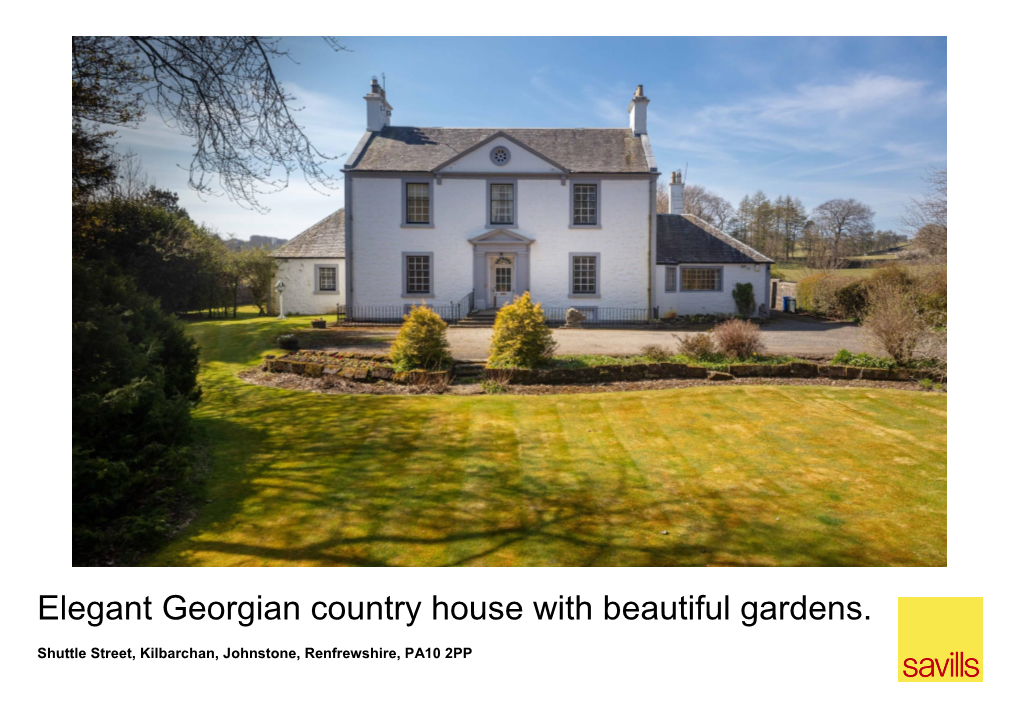 Elegant Georgian Country House with Beautiful Gardens