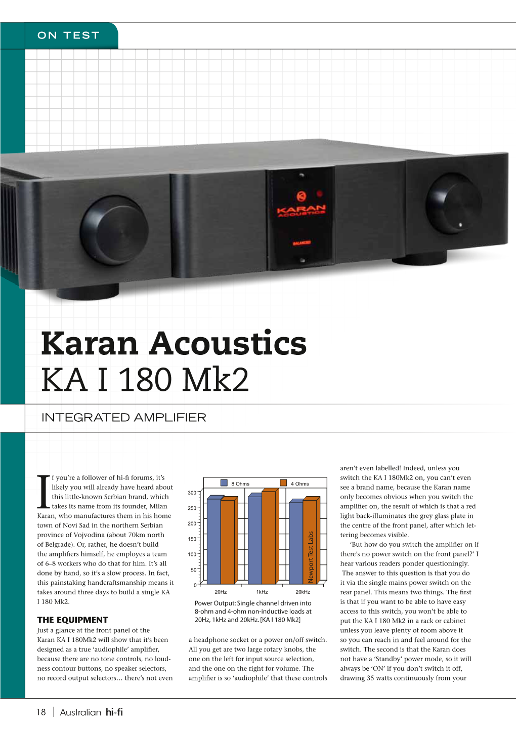 Karan Acoustics KA I 180 Mk2