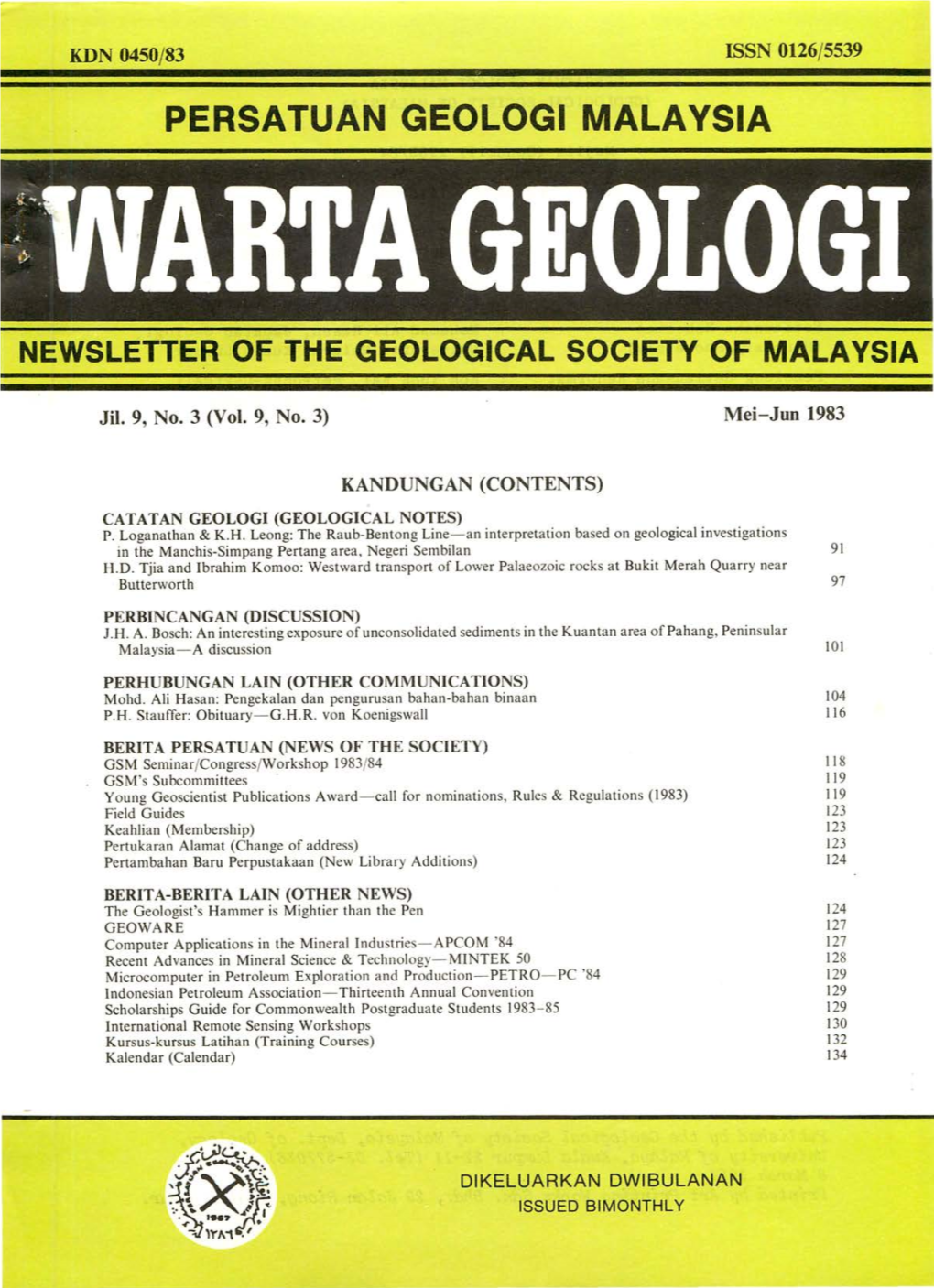 Persatuan Geologi Malaysia