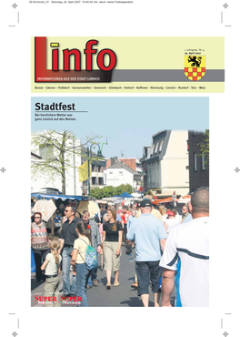 Stadtfest Bei Herrlichem Wetter War Ganz Linnich Auf Den Beinen