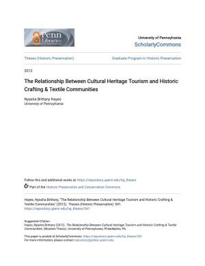 The Relationship Between Cultural Heritage Tourism and Historic Crafting & Textile Communities