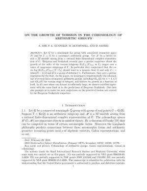 On the Growth of Torsion in the Cohomology of Arithmetic Groups
