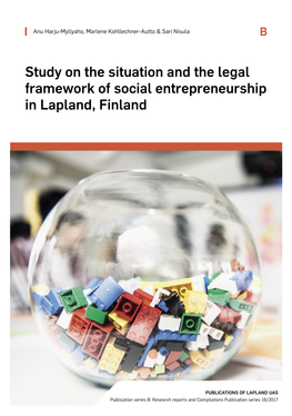 Study on the Situation and the Legal Framework of Social Entrepreneurship in Lapland, Finland