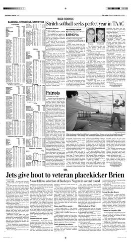 Jets Give Boot to Veteran Placekicker Brien