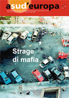 Strage Di Mafia La Strategia Stragista Della Mafia Vito Lo Monaco