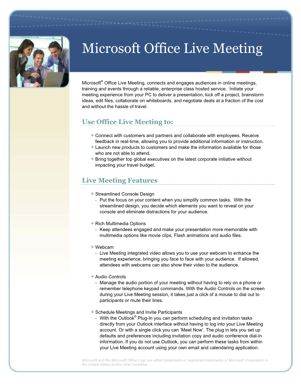 Microsoft Office Live Meeting
