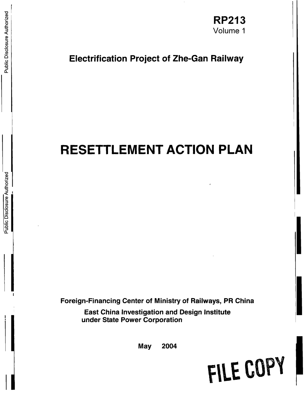 7 Resettlement Implementation Plan