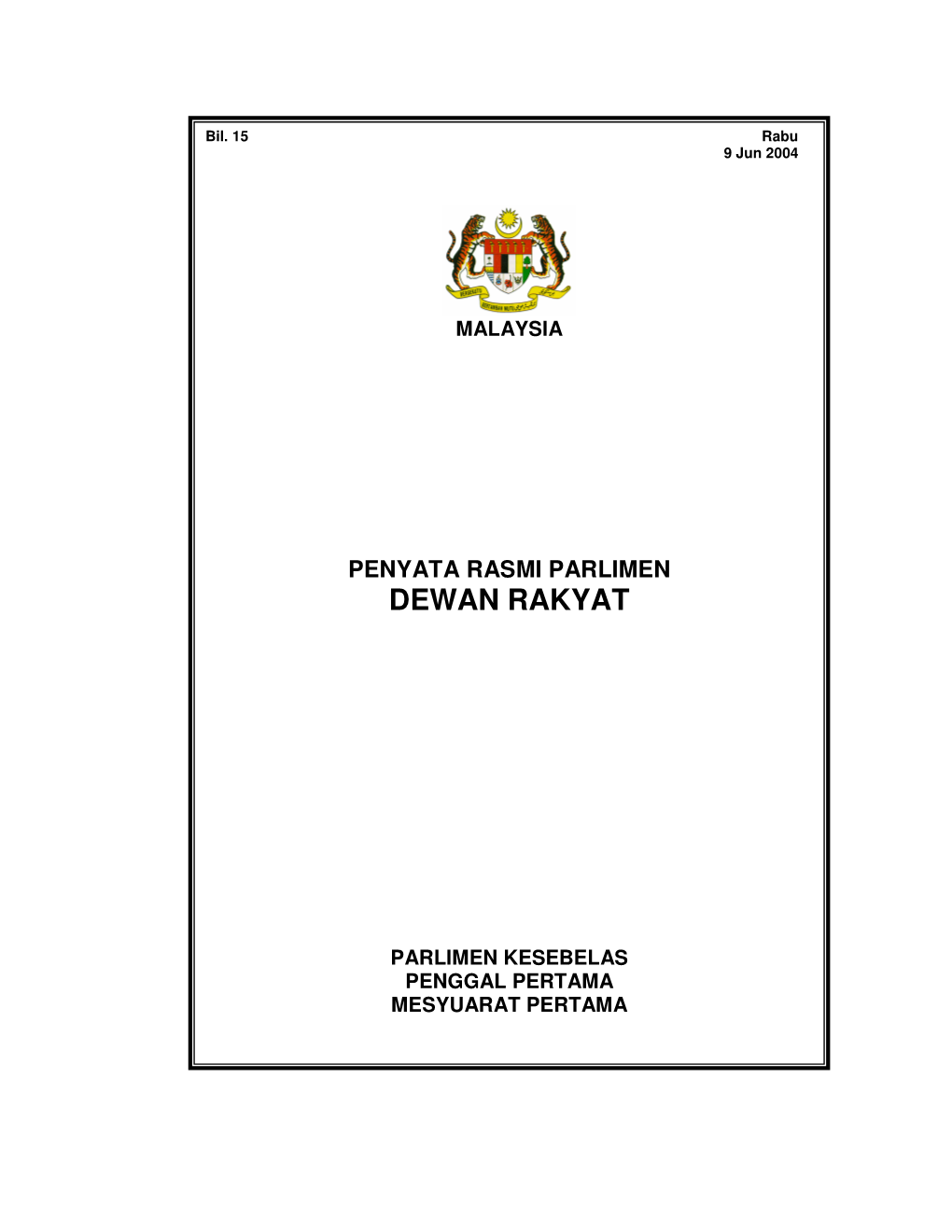 Dewan Rakyat