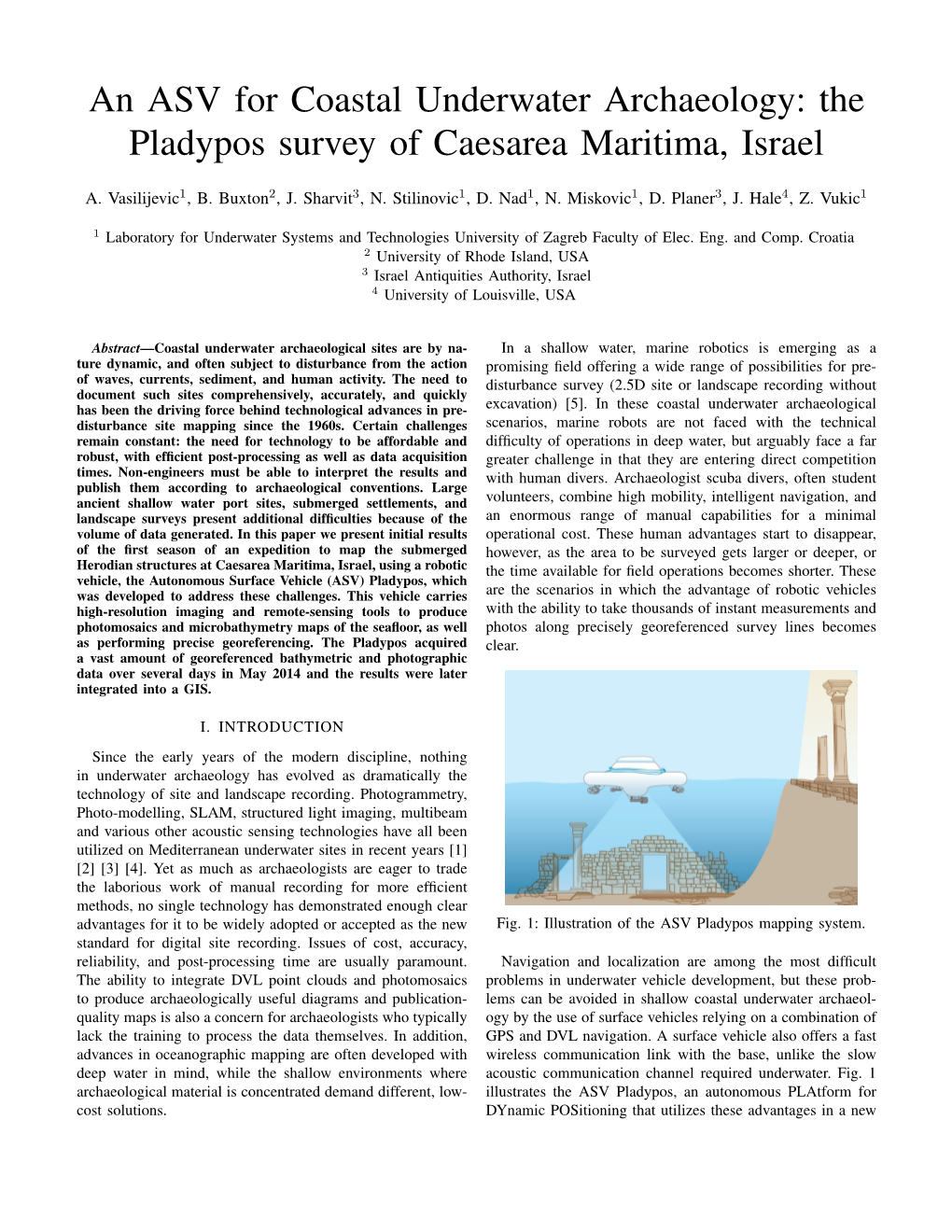 The Pladypos Survey of Caesarea Maritima, Israel