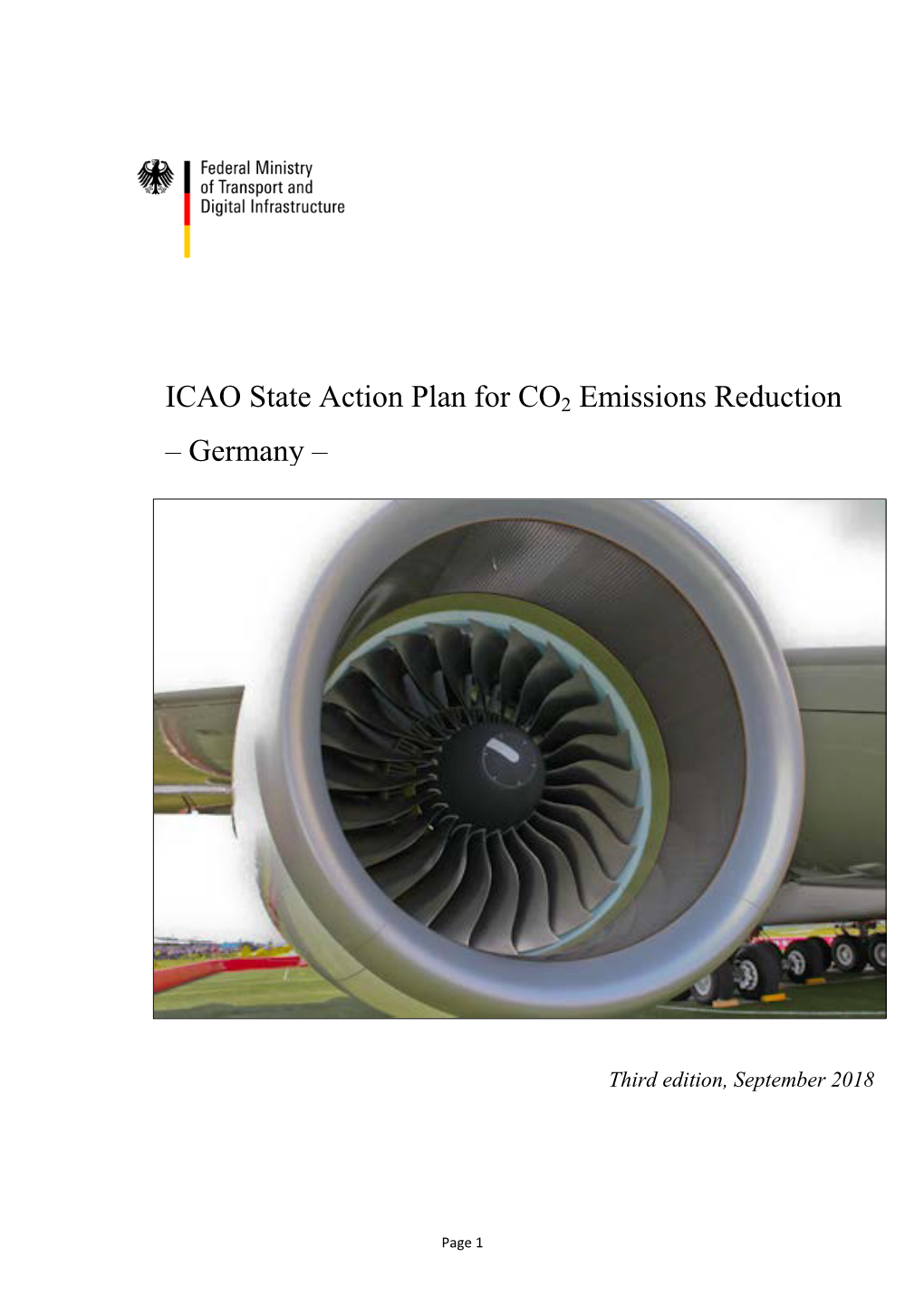 ICAO State Action Plan for CO2 Emissions Reduction – Germany –