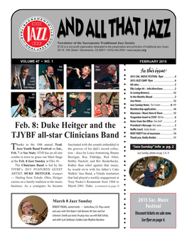 Feb. 8: Duke Heitger and the TJYBF All-Star Clinicians Band