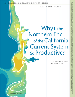 Northern End of the California Current System So Productive?