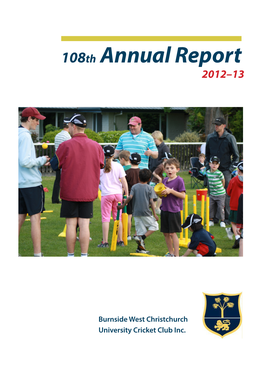 108Th Annual Report 2012–13