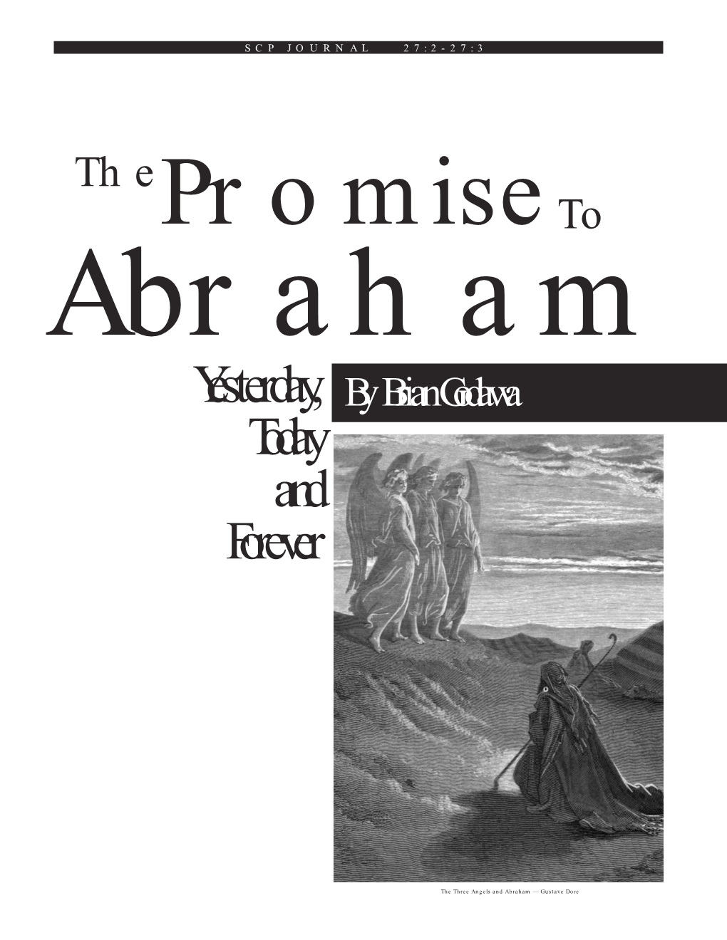 The Promise to Abraham by Brian Godawa