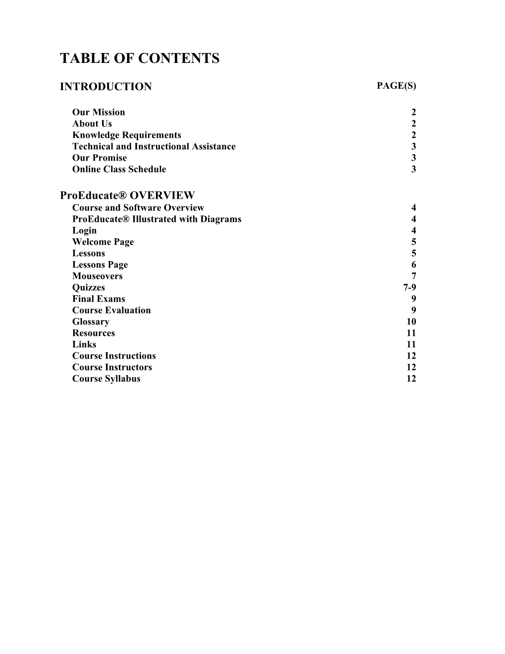 Table of Contents s407