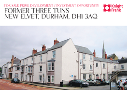 Former Three Tuns New Elvet, Durham, DH1