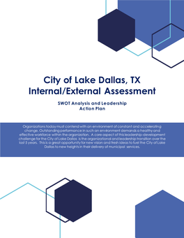 City of Lake Dallas, TX Internal/External Assessment