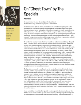 Ghost Town” by the Specials