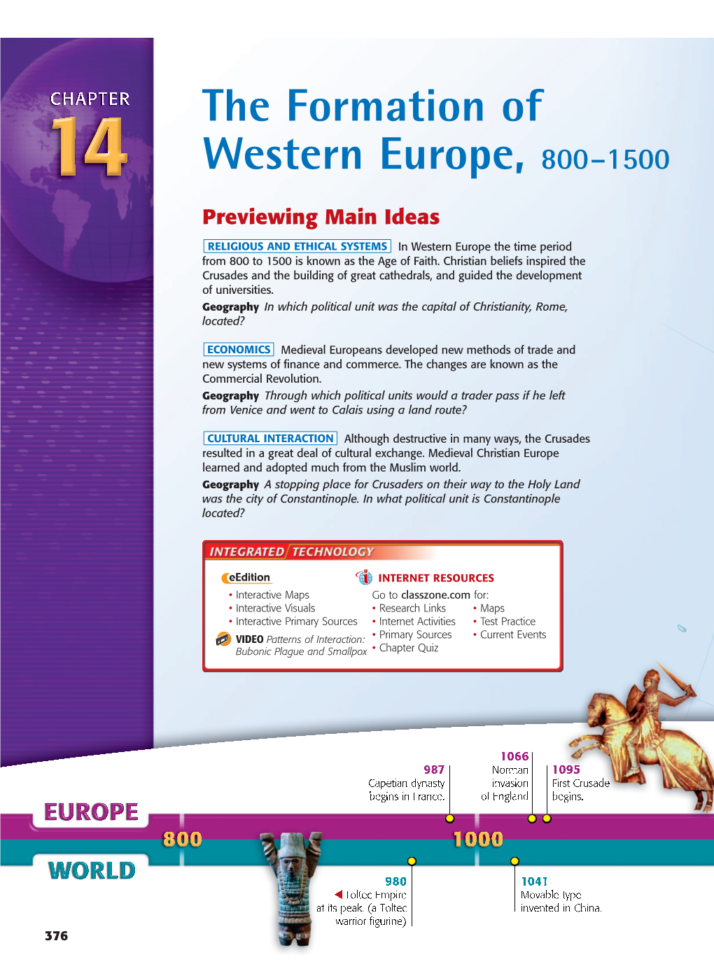 The Formation of Western Europe, 800–1500