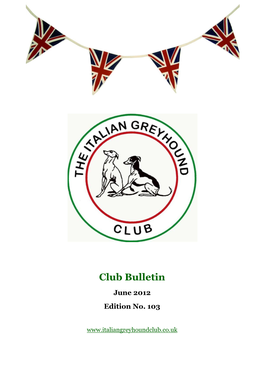 Club Bulletin June 2012