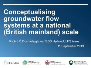 Conceptualising Groundwater Flow Systems at a National (British Mainland) Scale