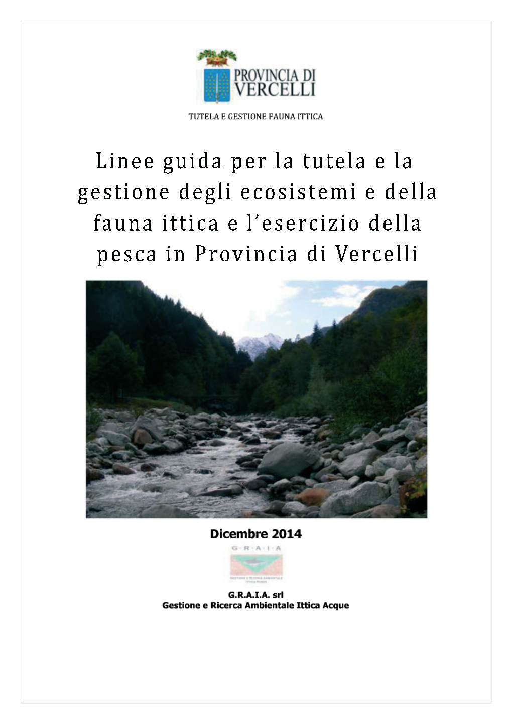 Regolamento Pesca Provincia Di Vercelli