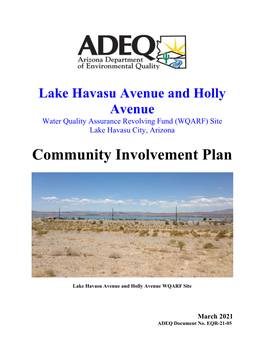 Community Involvement Plan