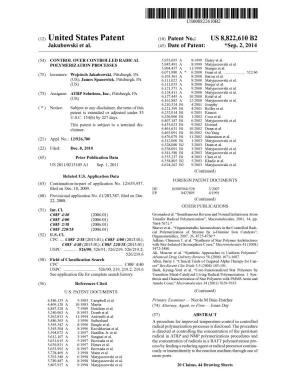 (12) United States Patent (10) Patent No.: US 8,822,610 B2 Jakubowski Et Al