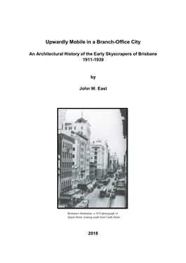Upwardly Mobile in a Branch-Office City