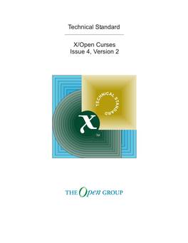 Technical Standard X/Open Curses Issue 4, Version 2