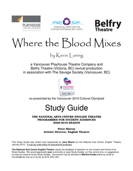 Where the Blood Study Guide