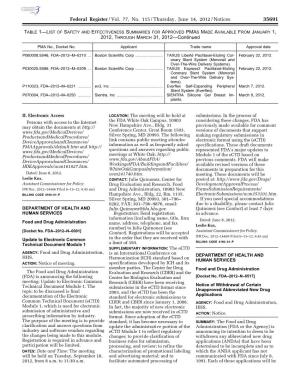 Federal Register/Vol. 77, No. 115/Thursday, June 14, 2012