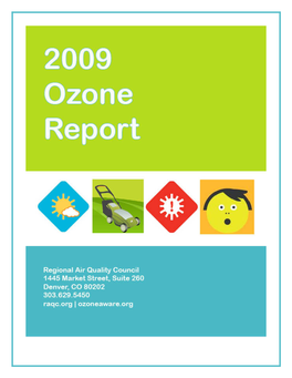 2009 Ozone Report TABLE of CONTENTS