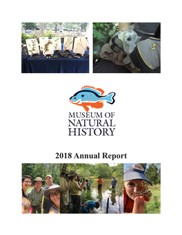 2018 Annual Report Auburn University Museum of Natural History 2018 Annual Report