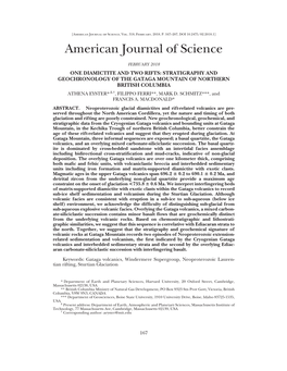 American Journal of Science, Vol