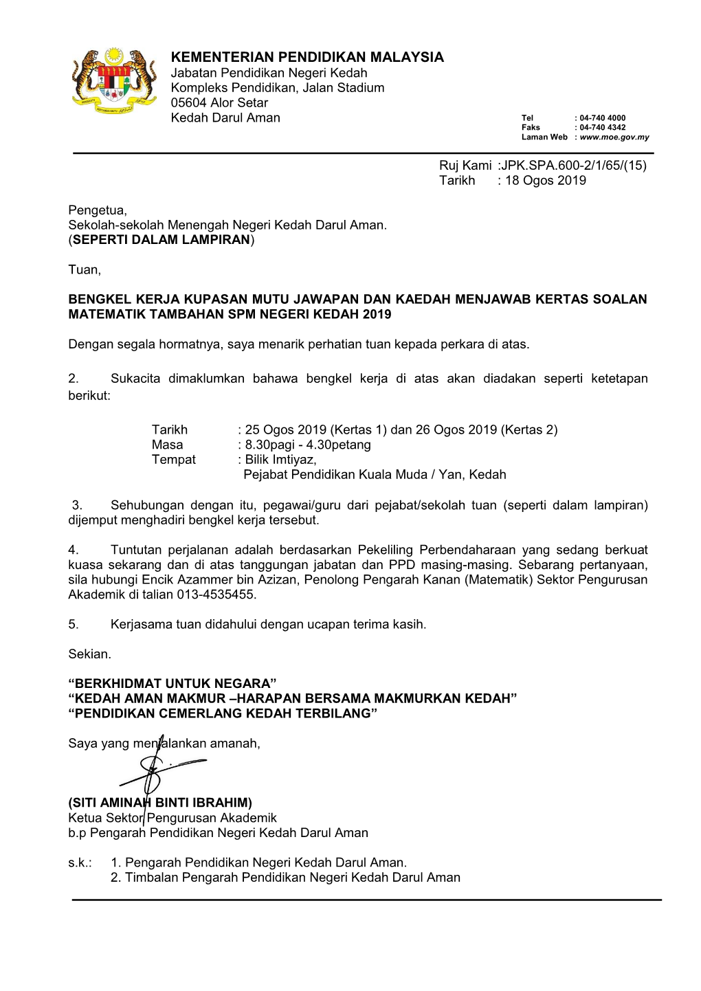 Surat Panggilan Bengkel Kedah.Pdf