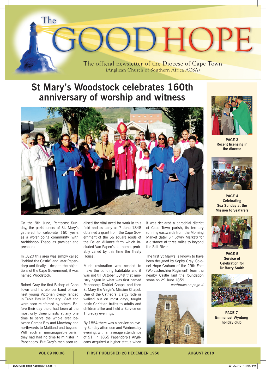 St Mary's Woodstock Celebrates 160Th Anniversary of Worship and Witness