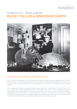 Bucky Fuller & Spaceship Earth