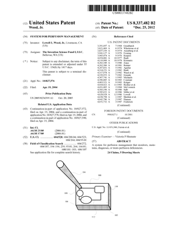 (12) United States Patent (10) Patent No.: US 8,337,482 B2 Wood, Jr