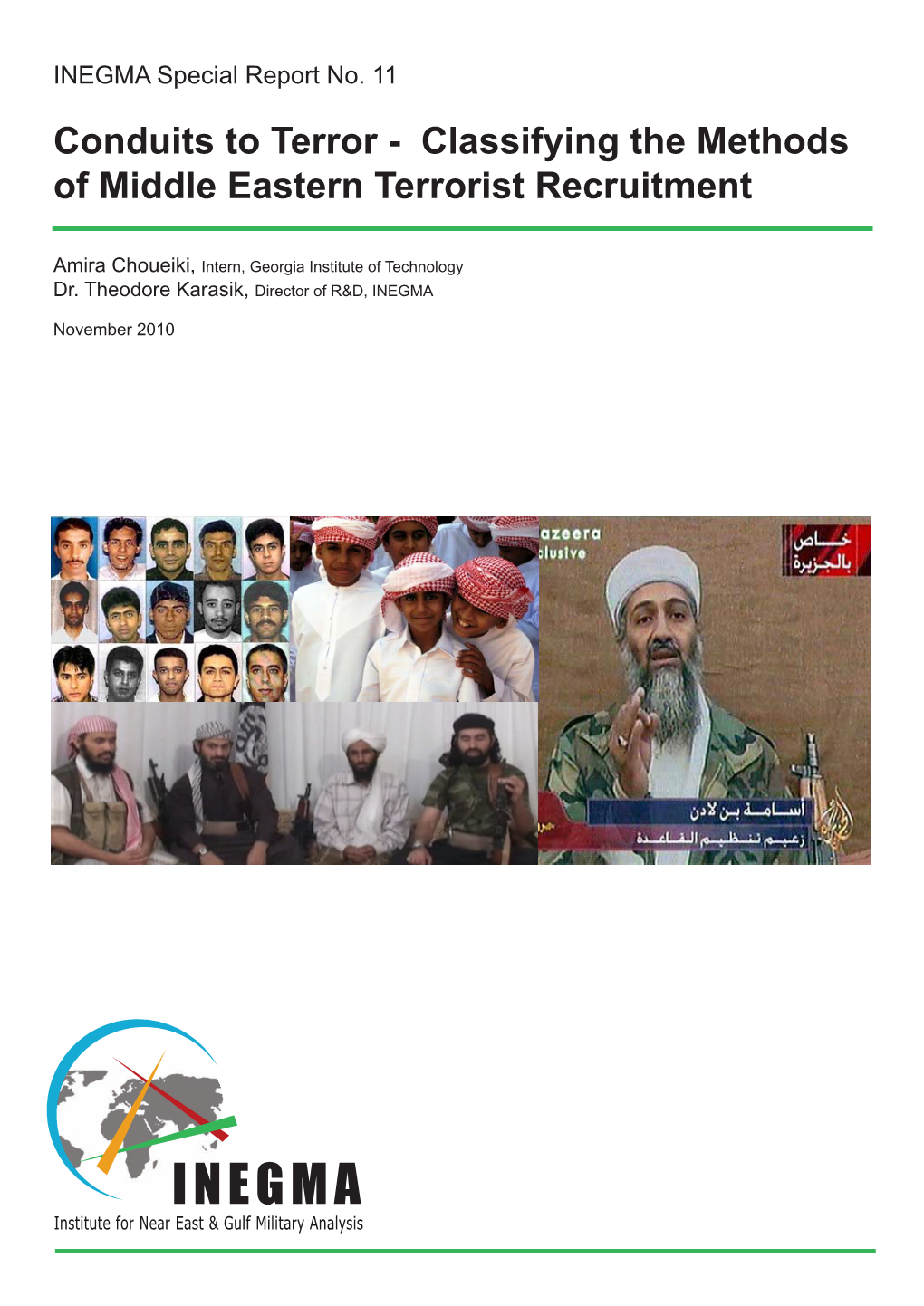 Classifying the Methods of Middle Eastern Terrorist Recruitment