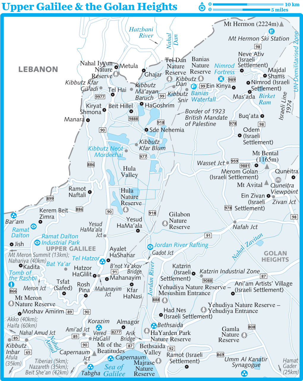 Upper Galilee & the Golan Heights