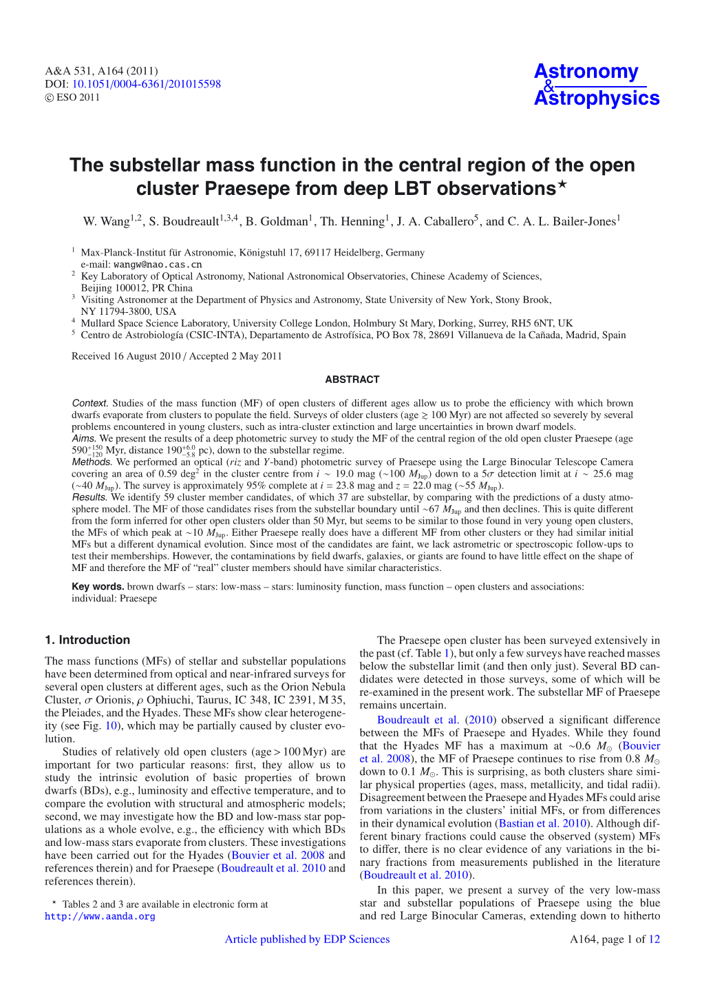 The Substellar Mass Function in the Central Region of the Open Cluster Praesepe from Deep LBT Observations