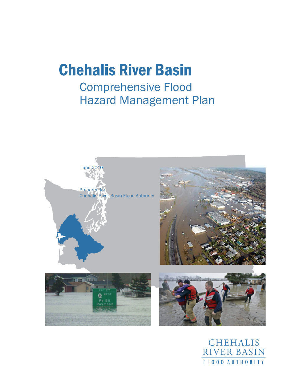 Chehalis River Basin Comprehensive Flood Hazard Management Plan