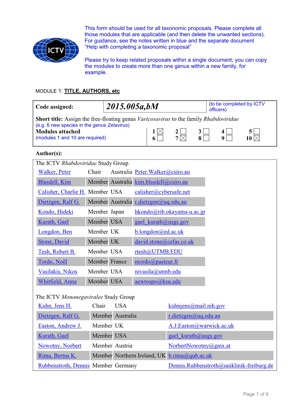 Complete Sections As Applicable