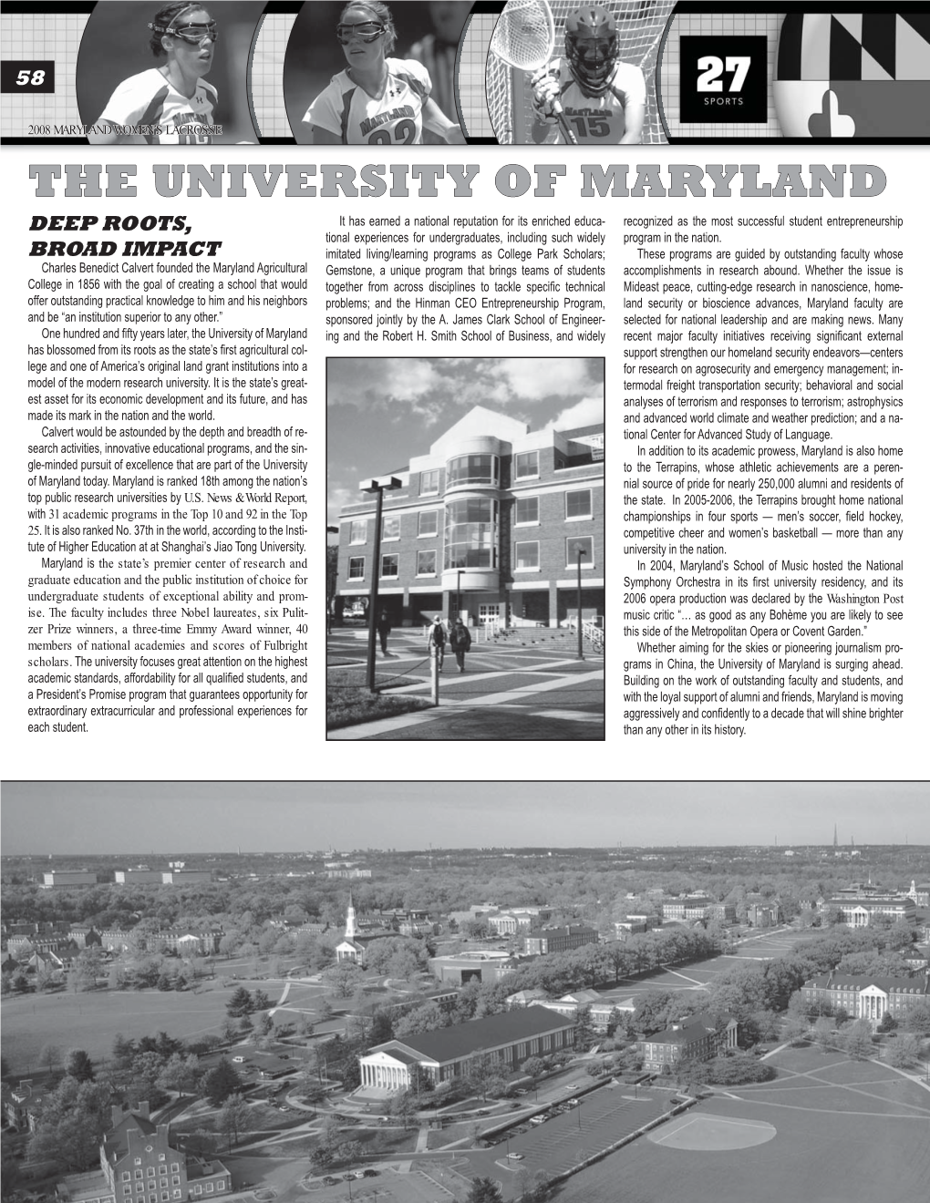 The University of Maryland Ing and the Robert H