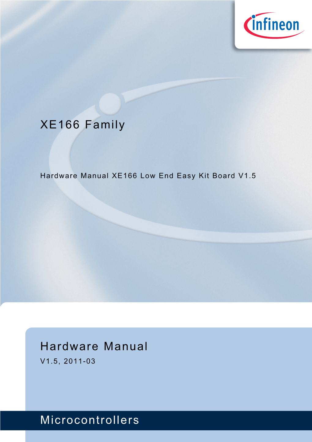 XE166 Family Microcontrollers Hardware Manual