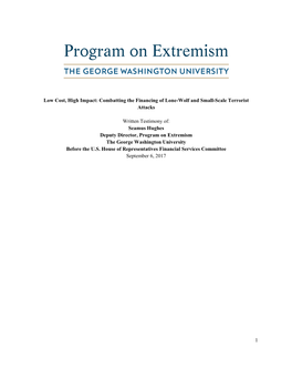 Combatting the Financing of Lone-Wolf and Small-Scale Terrorist Attacks