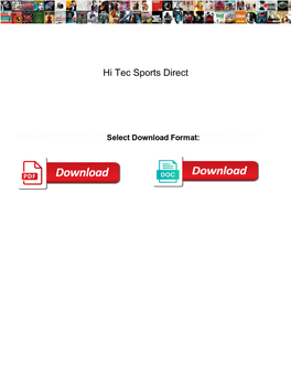Hi Tec Sports Direct
