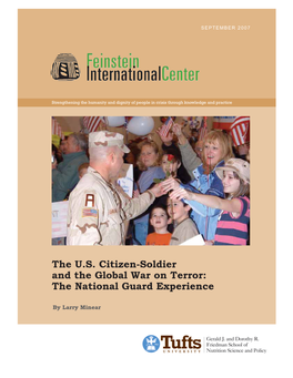 The U.S. Citizen-Soldier and the Global War on Terror: the National Guard Experience